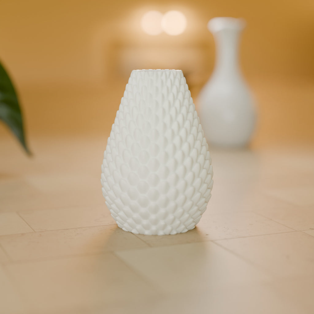 Vaso Decorativo Texturizado Nº10 decorando o ambiente