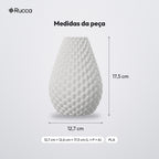 Vaso Decorativo Texturizado Nº10: medidas