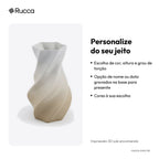 Vaso Paramétrico Twist Ondulado — Rucca 3D