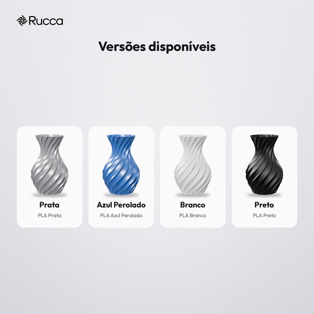 Vaso Decorativo Pilares Torcidos: versões disponíveis