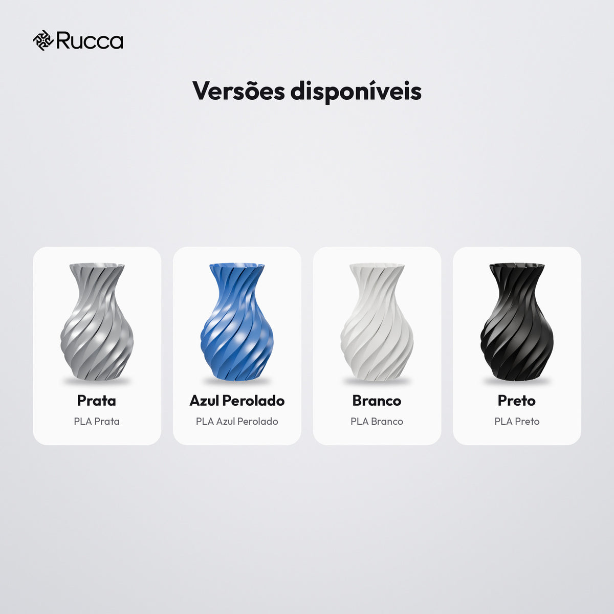 Vaso Decorativo Pilares Torcidos: versões disponíveis